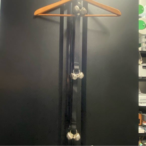 Black Strap with Silver Bells - Picture 2 of 5